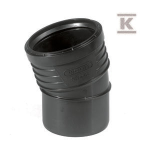 Kolano 160/15°, SITECH+ czarny