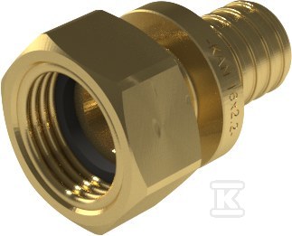 Półśrubunek mosiężny z płaskim uszczelnieniem GW ultraLINE - 25 G3/4"