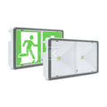 Oprawa awaryjna LED, ONTEC S20 M1X 60/180, 371lm 1h, autotest, biała, IP65