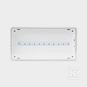 Oprawa EXIT IP65 ECO LED 3W 1h jednozadaniowa biała