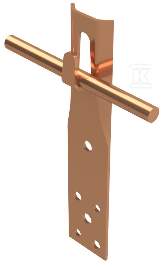 Uchwyt prosty zacisk, h=15cm /CU/