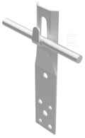 Uchwyt prosty zacisk, h=15cm /AL/