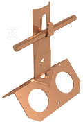 Uchwyt szczytowy zacisk, daszek, h=8cm /CU/
