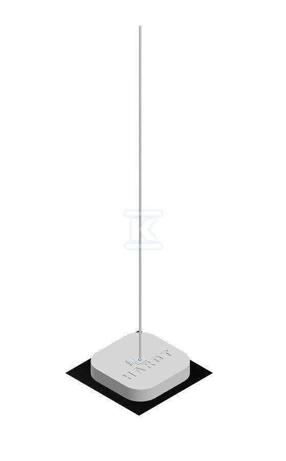 Maszt wolnostojący pojedynczy, h=2000mm /AL/