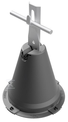 Uchwyt betonowy w tworzywie zacisk, h=19cm /TW/AL/