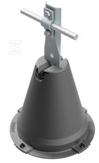 Uchwyt betonowy w tworzywie z blaszką, h=19cm /TW/OC/