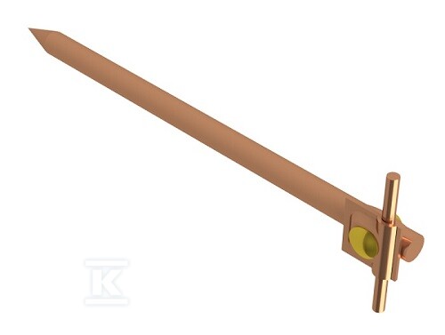 Kotwa wbijana z blokadą, l=70cm /CU/