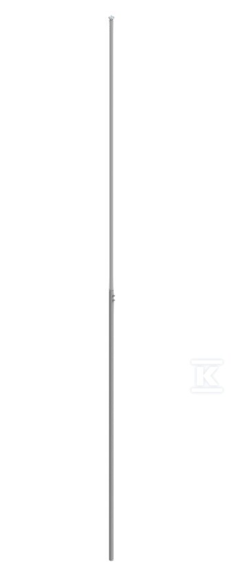 Maszt mocowany do ściany/konstrukcji do zwodów podwyższonych, h=6000mm /OG/AL/