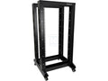 Stelaż / stojak RACK 22U 19" 600x600 z dwoma parami belek montażowych ALANTEC