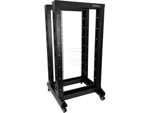 Stelaż / stojak RACK 22U 19" 600x600 z dwoma parami belek montażowych ALANTEC