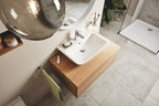 Bateria umywalkowa Grohe Eurosmart jednouchwytowa, rozmiar M, chrom, ogranicznik przepływu 5,7 l/min., głowica Ceramiczna 28 mm, korek push-open, wyciągana wylewka