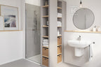 Bateria prysznicowa Grohe Eurosmart jednouchwytowa, chrom, montaż ścienny natynkowy, głowica Ceramiczna 35 mm, ogranicznik temperatury, regulowany ogranicznik przepływu