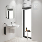 Bateria umywalkowa Grohe Eurosmart jednouchwytowa, rozmiar M, chrom, ogranicznik przepływu 5,7 l/min., głowica Ceramiczna 28 mm, korek push-open, wyciągana wylewka
