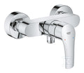 Bateria prysznicowa Grohe Eurosmart jednouchwytowa, chrom, montaż ścienny natynkowy, głowica Ceramiczna 35 mm, ogranicznik temperatury, regulowany ogranicznik przepływu
