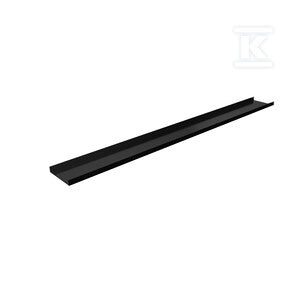 Maskownica Black 2w1 (do zabudowy płytkami i pełna) 110x8 cm, prostokątna dla serii Base Range i Base Range Low