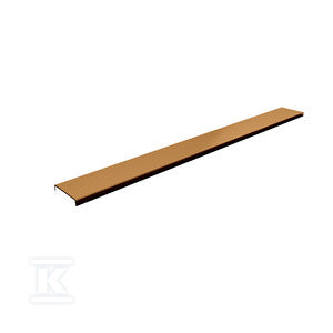Maskownica Copper Shine 2w1 (do zabudowy płytkami i pełna) 60x8 cm, prostokątna dla serii Base Range i Base Range Low