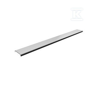 Maskownica Steel 2w1 (do zabudowy płytkami i pełna) 60x8 cm, prostokątna dla serii Base Range oraz Base Range Low