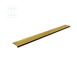 Maskownica Gold Shine 2w1 (do zabudowy płytkami i pełna) 110x8 cm, prostokątna dla serii Base Range i Base Range Low