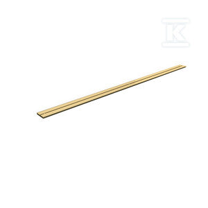 Maskownica Gold Slim DUO 2w1 (połysk i szczotka) 70x3 cm, prostokątna dla serii Slim Range i Slim Range Low