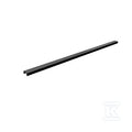 Maskownica Black Slim 2w1 (do zabudowy płytkami i pełna) 80x3 cm, prostokątna dla serii Slim Range i Slim Range Low