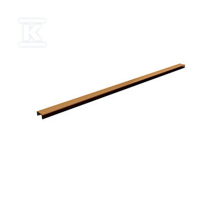 Maskownica Copper Slim 2w1 (do zabudowy płytkami i pełna) 120x3 cm, prostokątna dla serii Slim Range i Slim Range Low