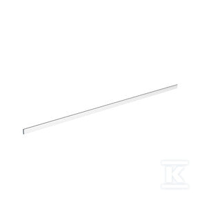 Maskownica Slit Steel 2w1 (połysk i szczotka) 90x1,2 cm, prostokątna dla serii Slit Range