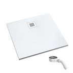 Brodzik kompozytowy Stabilsound Plus "Kalait Smooth White" 90x130x3,5 cm, prostokątny