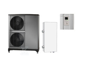 Pompa ciepła powietrzna monoblok zestaw F2040-16 kW, 1 fazowa, 230 V + moduł sterowania SMO 20 + pompa obiegowa EVOSTA2 70/180 + kocioł elektryczny ELK 9 + zawór trójdrogowy VST 11