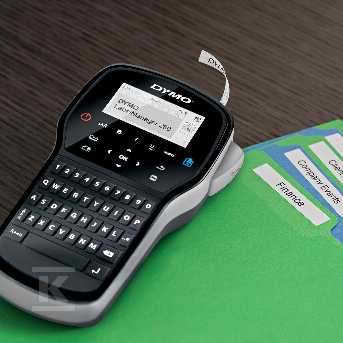 DYMO Drukarka etykiet 280 w zestawie walizkowym, klawiatura QWERTY