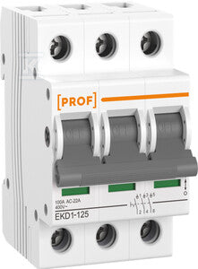 Rozłącznik izolacyjny [PROF] EKD1-125 3P 100A AC