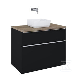 Szafka LOFTY 90 2s black matt pdw