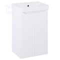 Zestaw szafka z umywalką HELO compact 40 2d white matt pdw