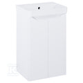Zestaw szafka z umywalką HELO compact 40 2d white hg pdw