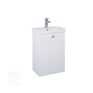 Zestaw szafka z umywalką KIDO 45 1d white matt podwójna