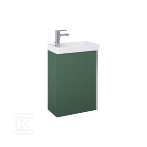 Zestaw szafka z umywalką SPRING 45 1d forest green matt pdw