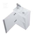 Zestaw szafka z umywalką SPRING 45 1d white hg pdw