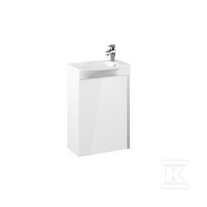Zestaw szafka z umywalką SUMMER 45 1d white hg pdw