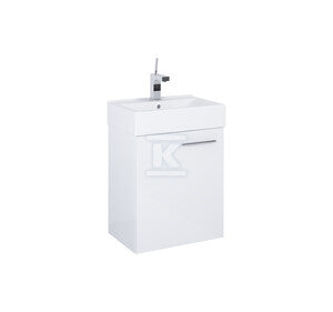 Zestaw szafka z umywalką TINY 45 1d white hg pdw (um. white)