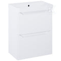 Zestaw szafka z umywalką HELO compact 50 2s white matt pdw
