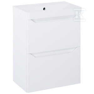 Zestaw szafka z umywalką HELO compact 50 2s white matt pdw