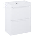 Zestaw szafka z umywalką HELO compact 50 2s white hg pdw