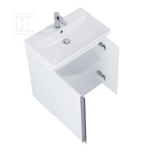 Zestaw z umywalką SKYE 60 2d white hg pdw