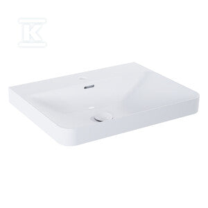 Umywalka SOFT 60, ceram white hg