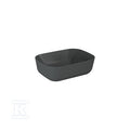 Umywalka RENI 46x33 blat, ceram anthracite matt