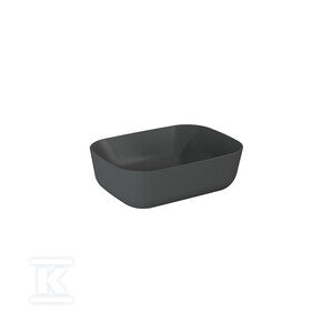 Umywalka RENI 46x33 blat, ceram anthracite matt
