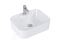 Umywalka FIONA 48x37 blat, ceram white hg