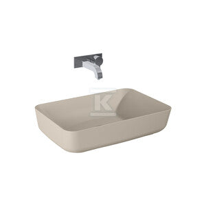 Umywalka NOMIA 50x39 blat, ceram fume matt