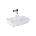 Umywalka NOMIA 50x39 blat, ceram white hg