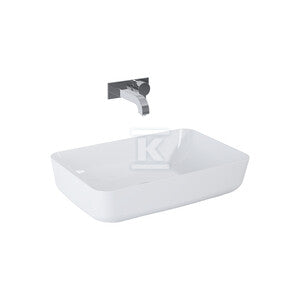 Umywalka NOMIA 50x39 blat, ceram white hg