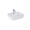 Umywalka ENZO 50x40 blat, ceram white hg
